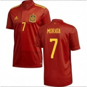 Spanje Morata 7 Voetbalshirts Thuis EK 2020
